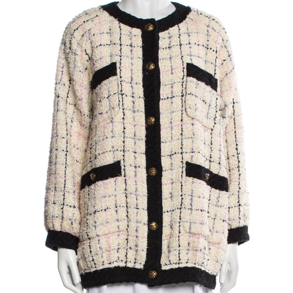 Oversized Tweed Jacket - Picture 1 of 6